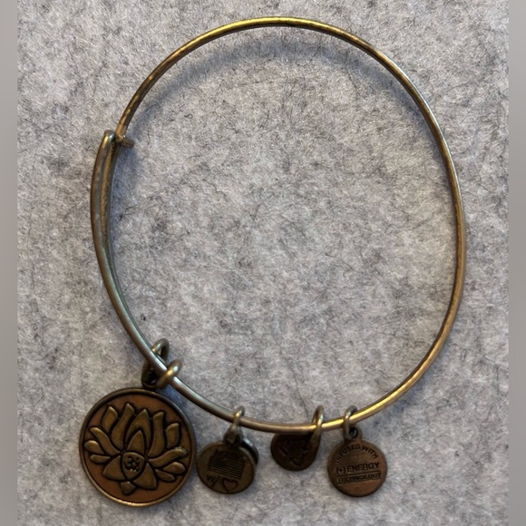 Alex & Ani Lotus Cham Adjustable Bracelet - Picture 1 of 2